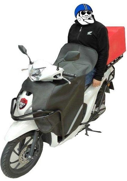 Honda Dio 110 Diz Örtüsü Uzun (Önden Bağlamalı)