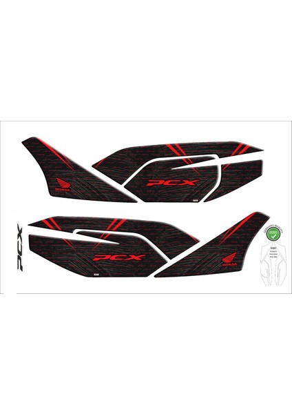 Honda Pcx 125 2021 Yan Ayak Pad 7 Parça 003