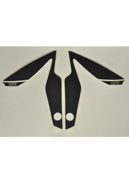 Pulsar 200 Ns Siyah Ön Çamurluk Etiketi