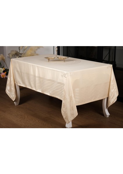 Lida Lüxjakar Bambu Kumaş Bej Masa Örtüsü 160X220 cm - 1257 fiyatları