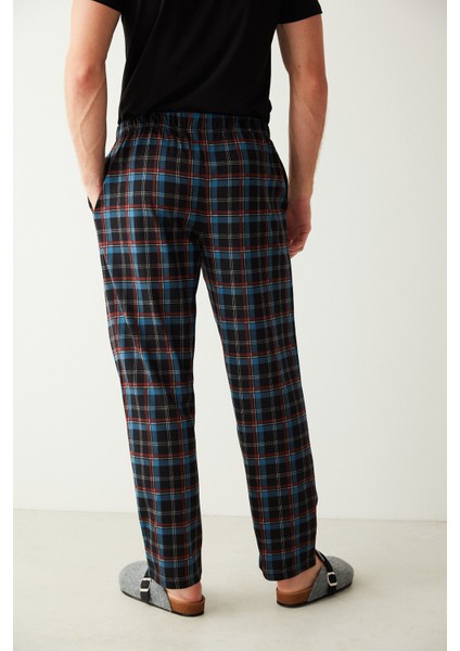 Renkli Plaid 2li Pantolon