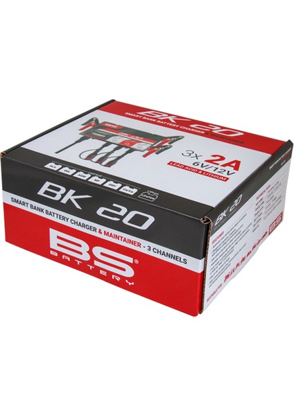 Bk 20 3 Kanal x 2 Amper Lithium Ion ve Kurşun Asit Akü Bakım ve Şarj Cihazı fırsatları