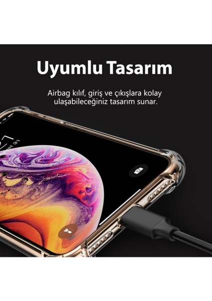 Huawei Y6 2019 Şeffaf Tank Silikon Kapak