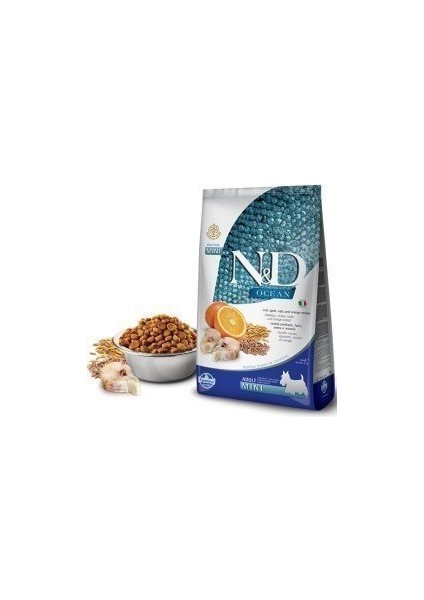 Nd Ocean Düşük Tahıllı Balık Portakal Mini Yetişkin Köpek Maması 2.5 Kg