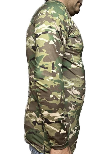 Multicam Microfibre Tişört Uzun Kol