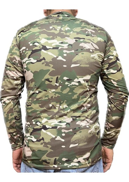 Multicam Microfibre Tişört Uzun Kol