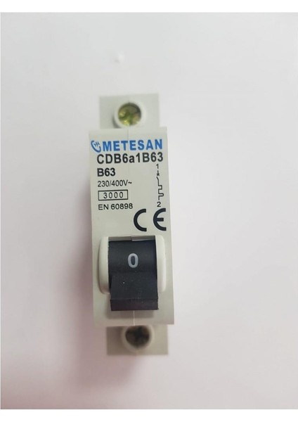 63A B/3ka Otomatik Sigorta (12ADET) Metesan