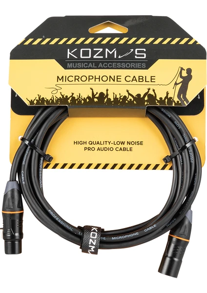 KCL-020-3M Xlr-Xlr 3m Mikrofon Kablosu