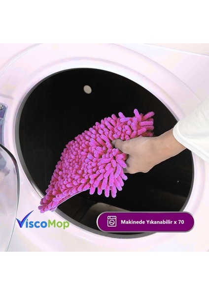 Makarna Mop Süper Emici Toz Toplayıcı Şönil Mop Bezi 40 cm Karışık Renk modelleri