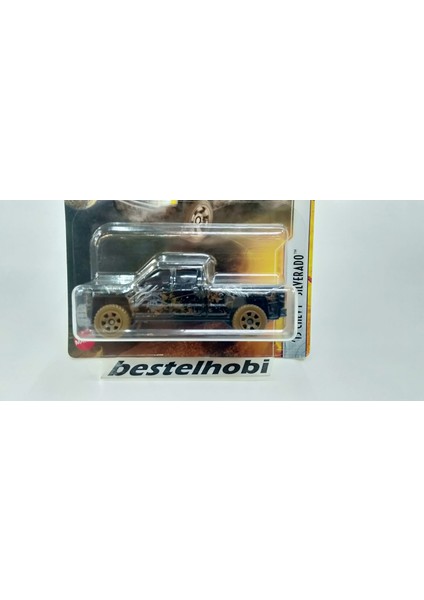 Chevy Chevrolet Sılverado Jurassıc Park Matchbox 1:64 Ölçekli Model Araba