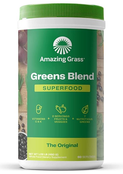 - Green Superfood All Natural Drink Powder 60 Servings Original