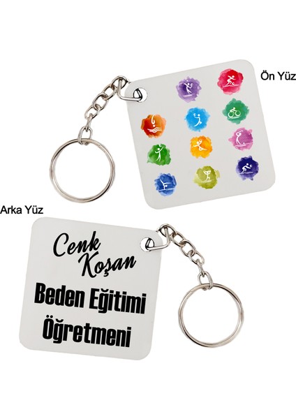 Beden Eğitimi Öğretmenine Hediye Anahtarlık