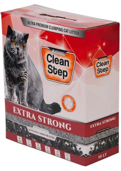 Clean Ekstra Güçlü Aktif Karbonlu Ince Taneli Kedi Kumu 10 Lt fiyatları