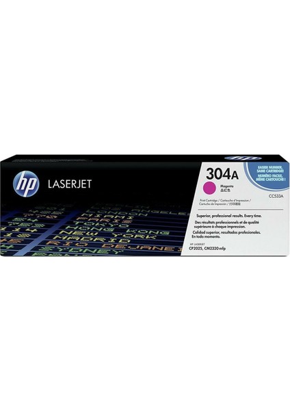 304A CC533A Orijinal Lazer Toner 2.800 Sayfa - Kırmızı