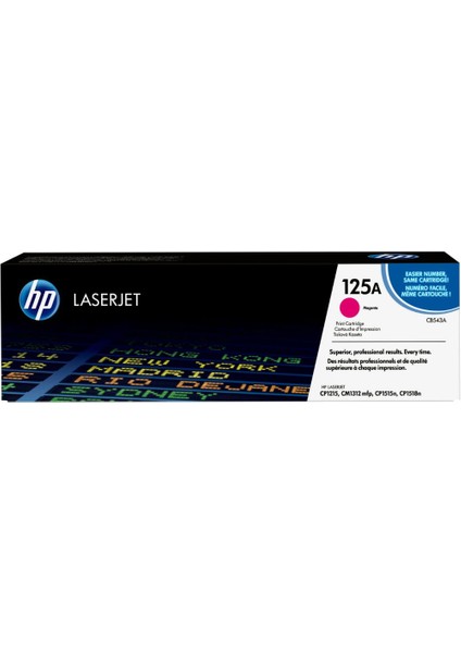 Orijinal Hp 125A Toner Kırmızı CB543A