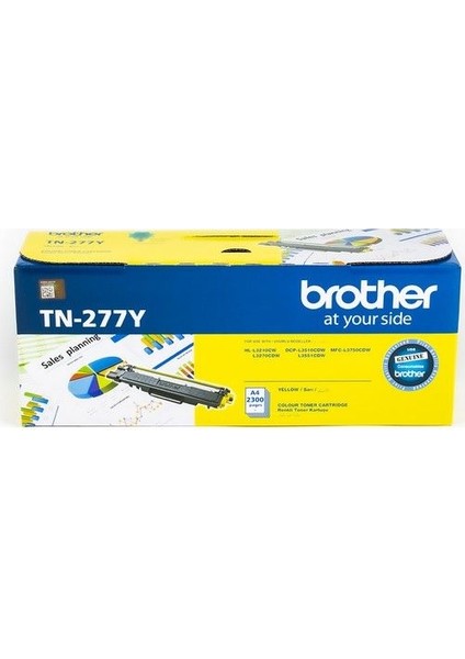 TN-277Y Orijinal Sarı Toner (2300 Sayfa)