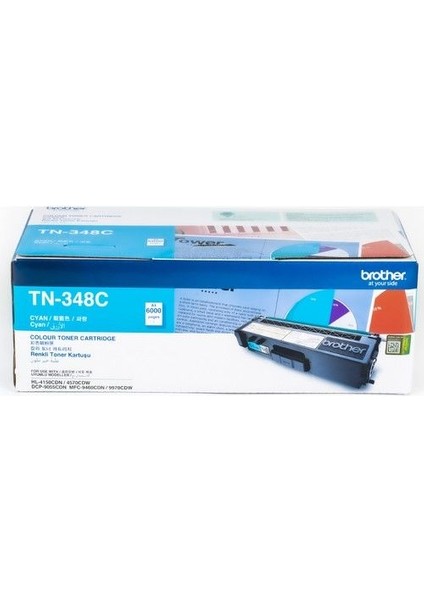 TN-348C Orijinal Mavi Toner (6000 Sayfa)