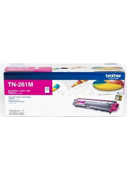 TN-261M Orijinal Kırmızı Toner (1400 Sayfa)