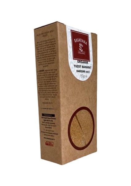 Organik Acı Baharatlı Tuz Karışımı 100 Gr