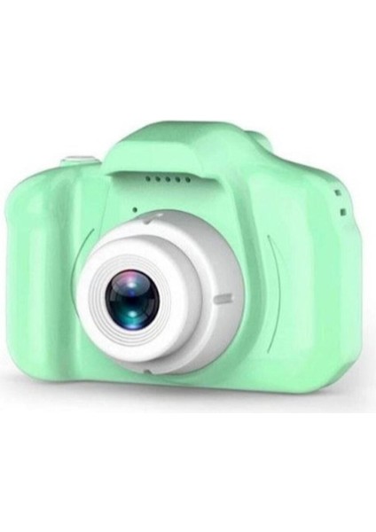 Yeşil 4 GB Sd Kartlı Mini Eğitici Kamera Çocuklar Için Dijital Fotoğraf Makinesi