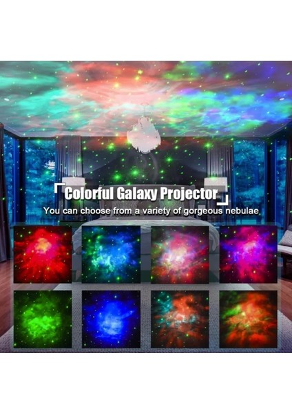 Astronot Yıldızlı Gökyüzü Lazer Projektör Gece Lambası Uzakdan Kumandalı fırsatları
