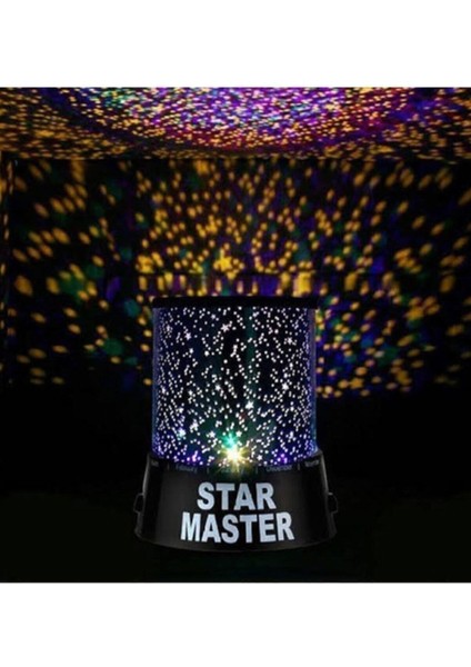 Master Gece Lambası Renkli Yıldızlı Gökyüzü Projeksiyon Yansıtmalı Çocuk Bebek Odası Lamba modelleri