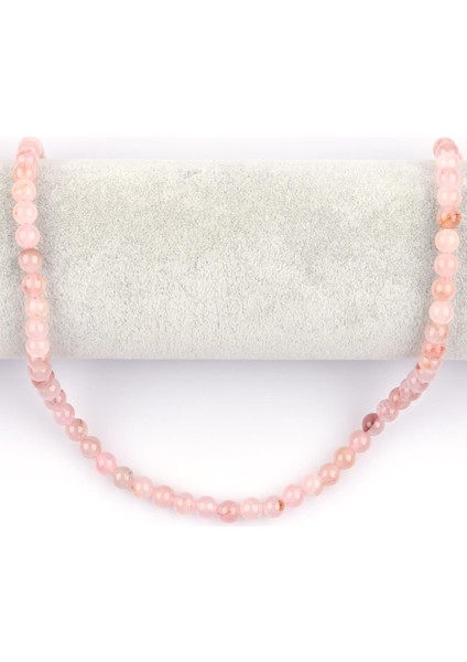 Madagaskar Pembe Kuvars Doğal Taş Dizi 6 mm Küre Kesim fiyatları