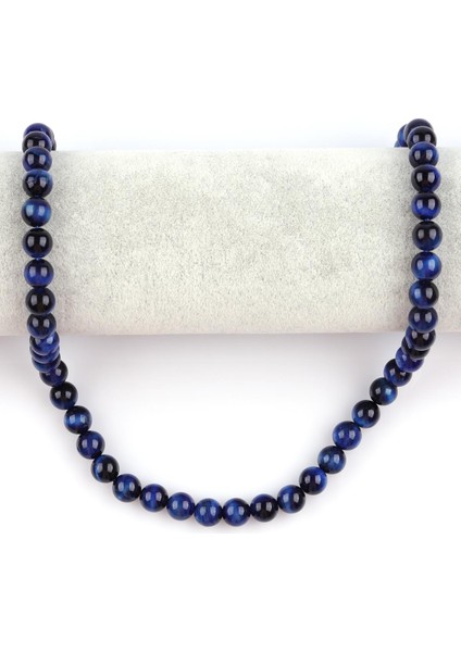 Mavi Kaplan Gözü Doğal Taş Dizi 8 mm Küre Kesim fiyatları