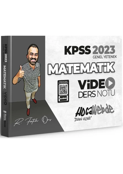 Hocawebde Yayınları KPSS 2023 Matematik Video Ders Notu