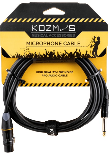 KCL-062-3M Xlr-Ts 6,35MM Mono 3mt Kablo