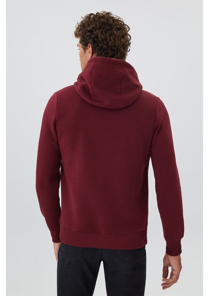 Leecooper Tess Erkek Kapüşonlu Sweatshirt Mürdüm fırsatları