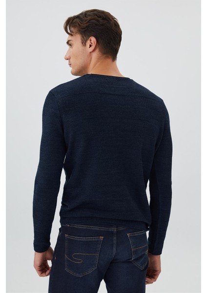 Holden Erkek O Yaka Kazak Lacivert fırsatları