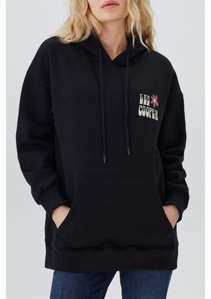 Ella Kadın Kapüşonlu Sweatshirt Siyah fiyatları