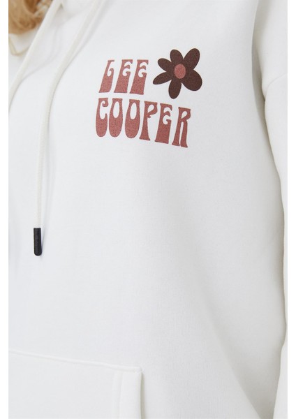 Ella Kadın Kapüşonlu Sweatshirt Ekru indirimleri