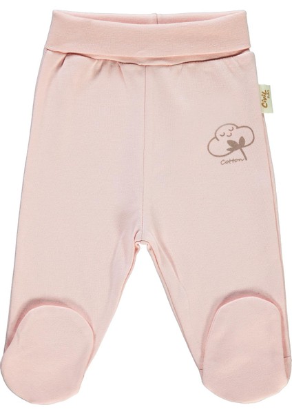 Bebek Patikli Tek Alt 0-6 Ay Pembe