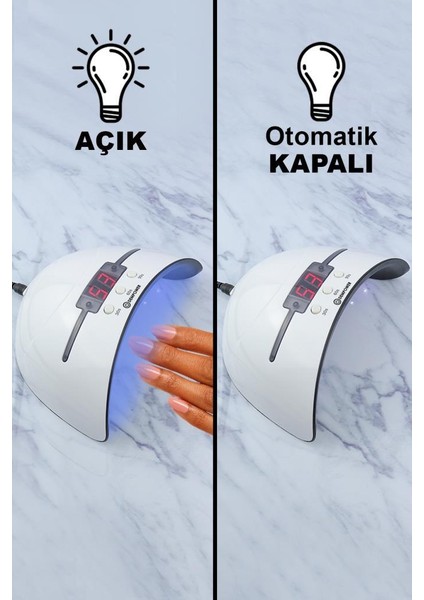 Dp-62 Dijital Göstergeli Oje Kurutucu