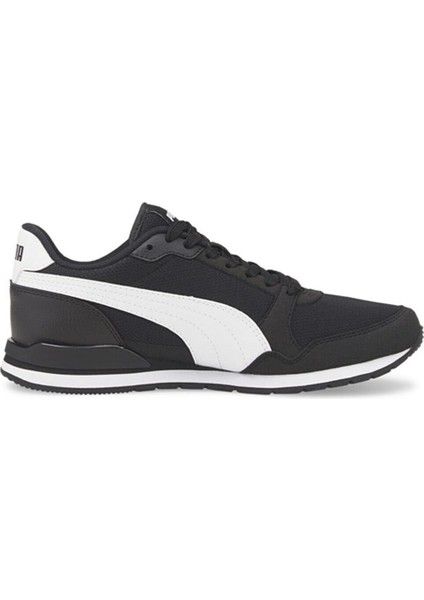 St Runner V3 Mesh Jr 385510 Siyah-Beyaz Kadın Spor Ayakkabı