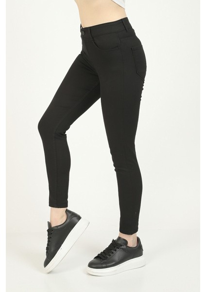 Renk Vermeyen Toparlayıcı Siyah Süper Skinny Jeans Kot Pantolon (Toparlayıcı) modelleri