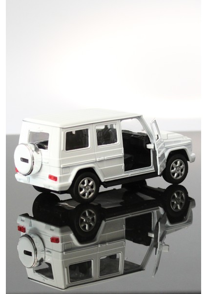 Mercedes Benz G-Class Beyaz Çek Bırak Metal Model Oyuncak Araba 12 cm fiyatları