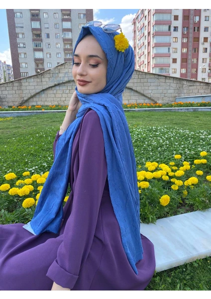 Ipekyolu Eşarp Loryan Scarf Viva Crush Pamuklu Şal