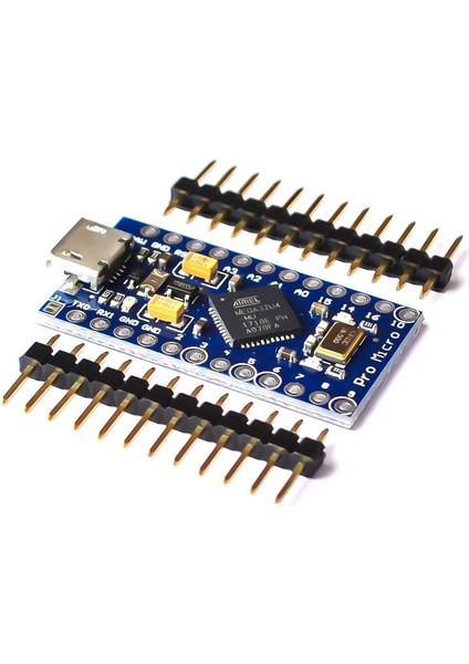 Roba Arduino Pro Micro Atmegau4 Micro USB 5V 16 Mhz Atmel Geliştirme