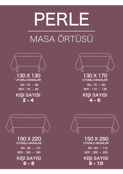Daily Series Kadife Dokulu Gül Kurusu Rengi Masa Örtüsü modelleri