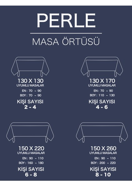 Daily Series Kadife Dokulu Safir Rengi Masa Örtüsü modelleri