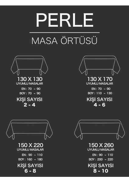 Daily Series Kadife Dokulu Siyah Renk Masa Örtüsü modelleri