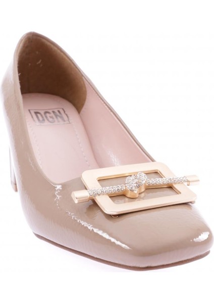 K111 Kadin Kare Tokali Simli Ip Detayli Topuklu Ayakkabi fırsatları