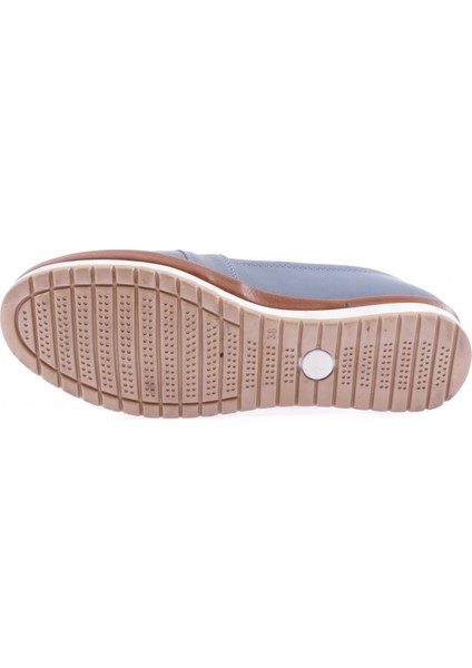 805-D-22Y Kadin Düz Yan V Toka Comfort Ayakkabi indirimleri