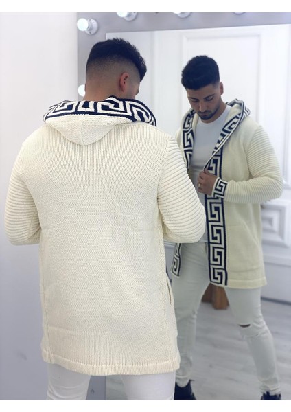 Oversize Örme Hırka Panço Bol Kesim Salaş Hırka