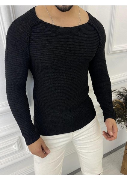 Kazak Slim Fit Triko Dar Kesim Kazak modelleri