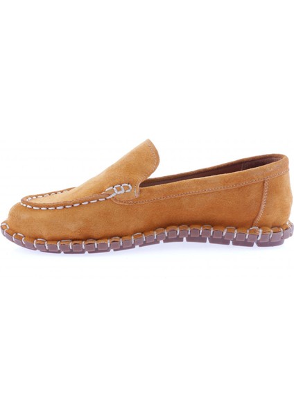 603-23Y Kadin Dikiş Detayli Loafer Ayakkabi modelleri