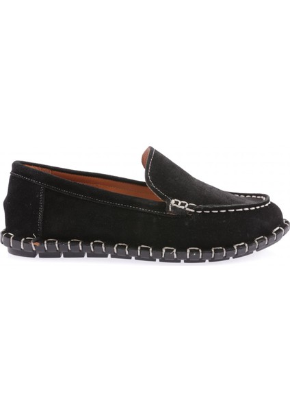 603-23Y Kadin Dikiş Detayli Loafer Ayakkabi indirimleri